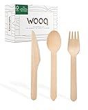 wooq Premium Holzbesteck Set...