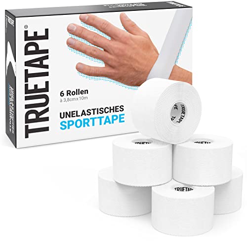 TRUETAPE® Sporttape | 6 Tape Rollen (3,8cm x...
