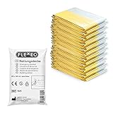 FLEXEO 10x Rettungsdecke Gold...