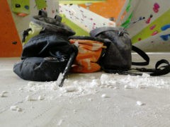 Chalk, Chalkbag und Magnesiabeutel