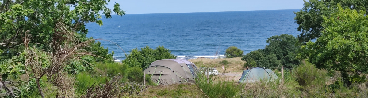 Camping an der Ostsee im Zelt