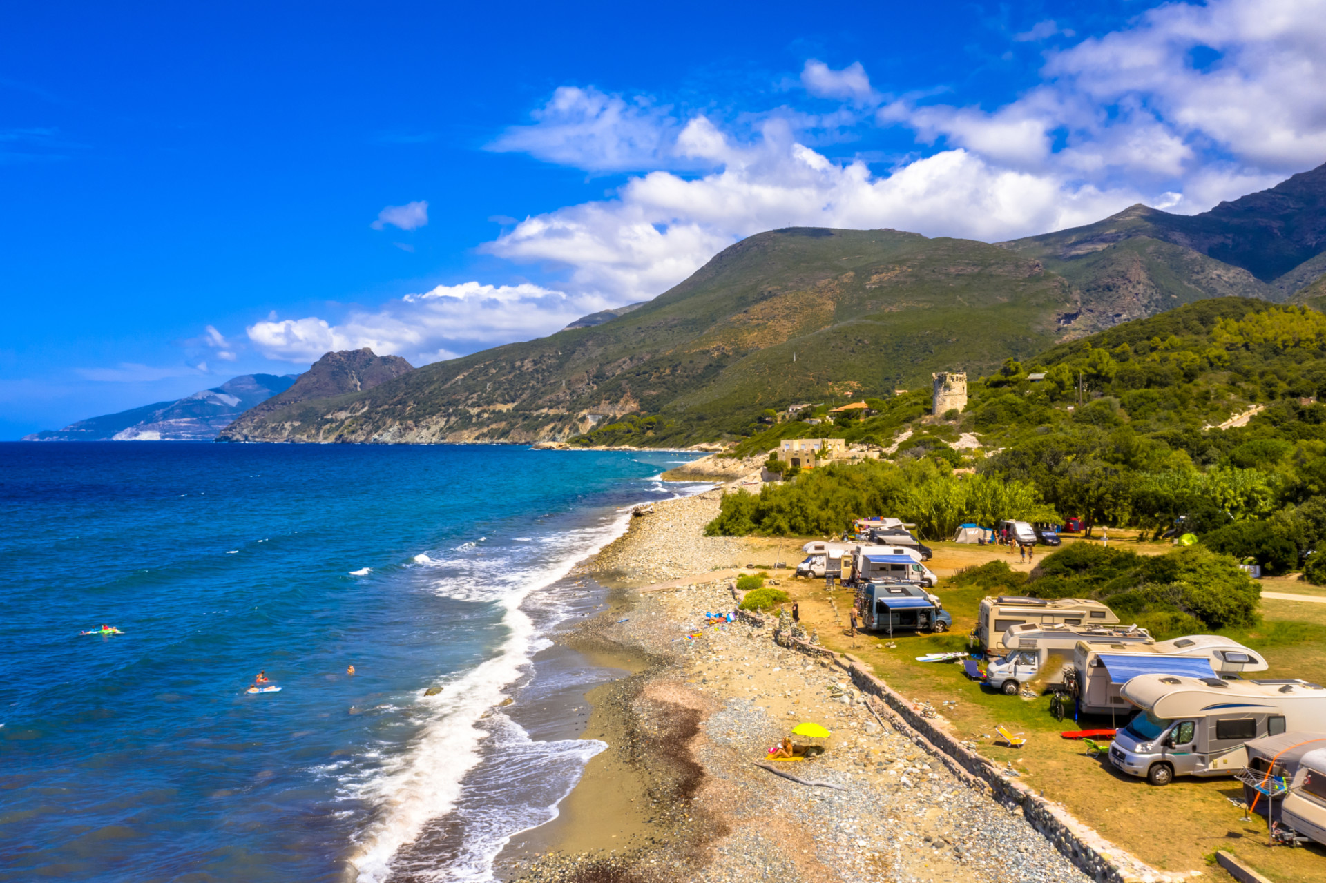 Camping auf Korsika