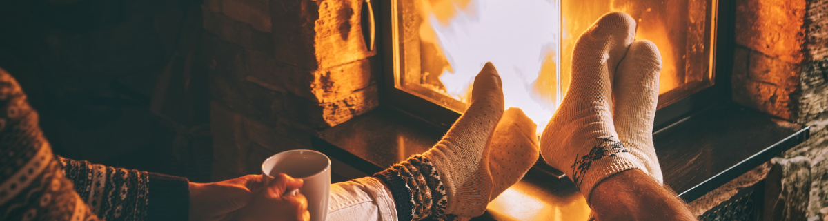 Beheizbare Socken für warme Füße