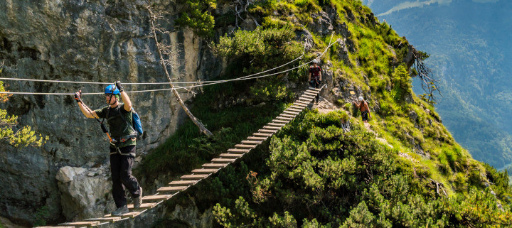 Klettersteige in Deutschland - Via Ferrata in Bayern