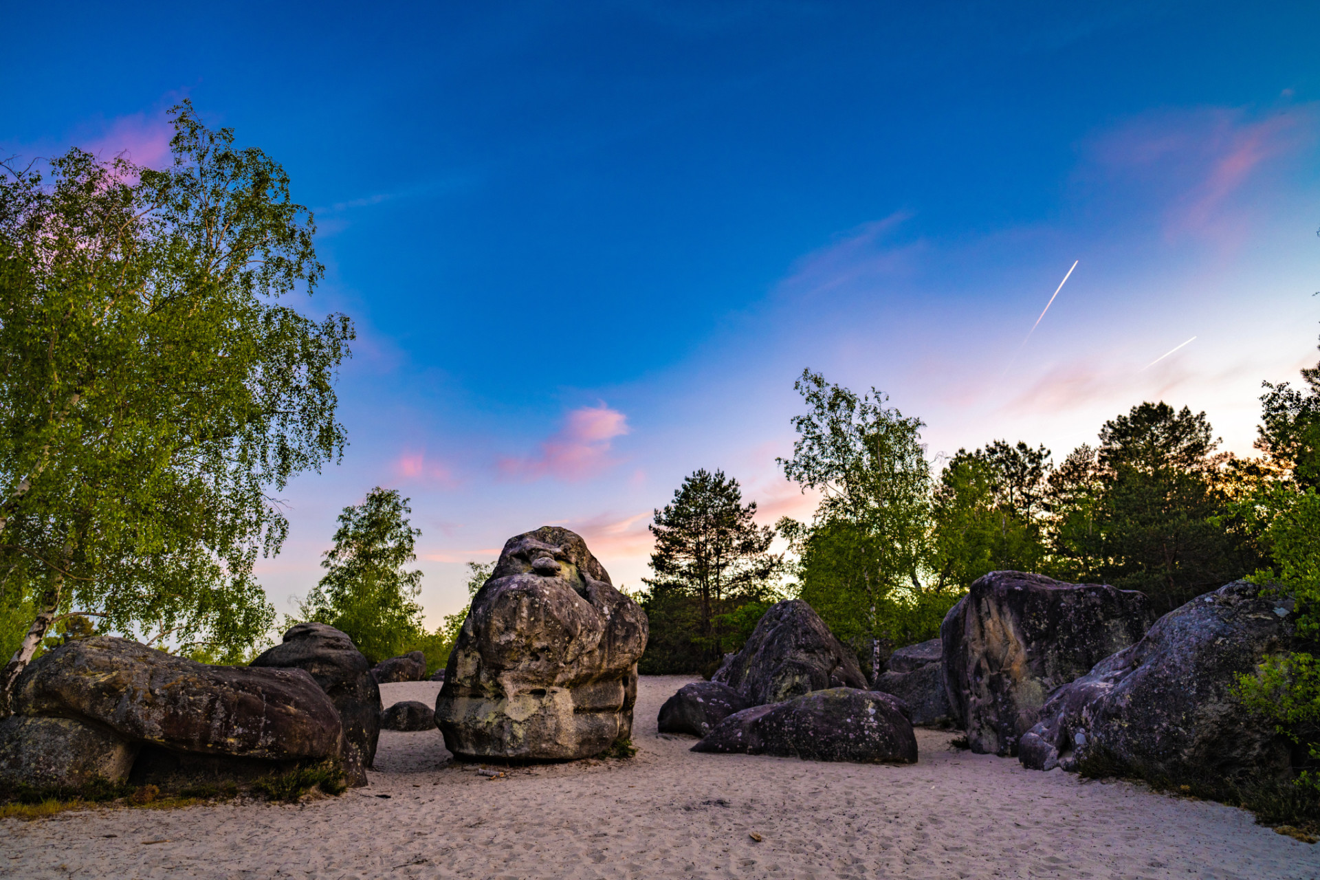 Naturpart Fontainebleau bouldern