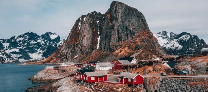 Lofoten Wandern eine traumhafte Kulisse